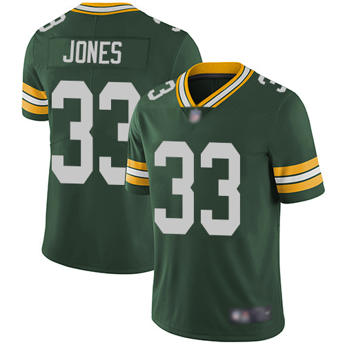 Toddlers Green Bay Packers #33 Aaron Jones White Vapor Untouchable Limited Stitched Jersey